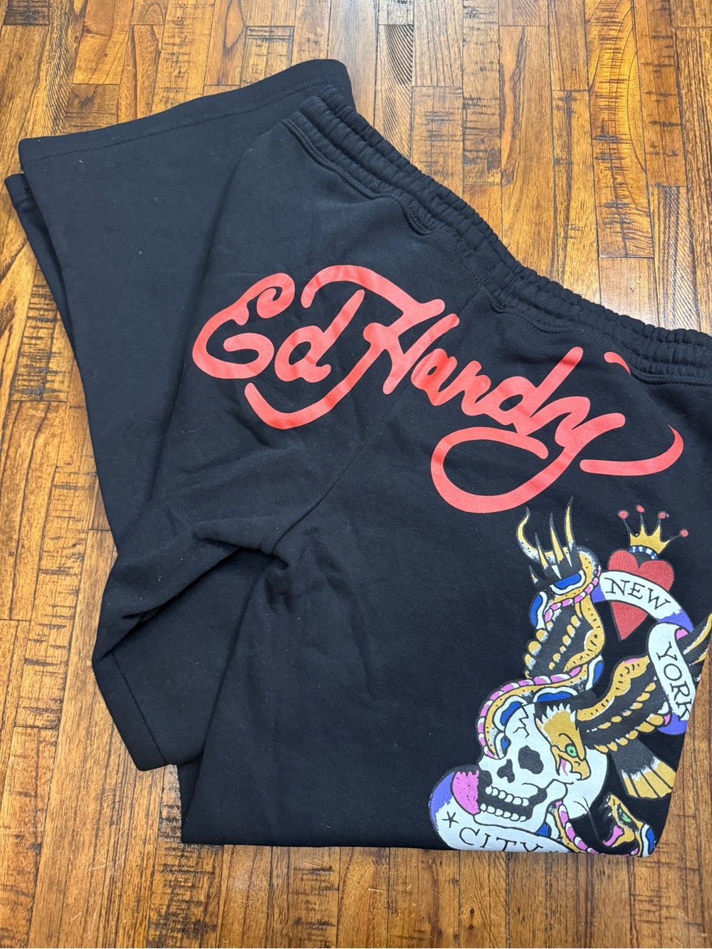 Ed Hardy Women’s Fleece Lounge Sweatpants Size Large